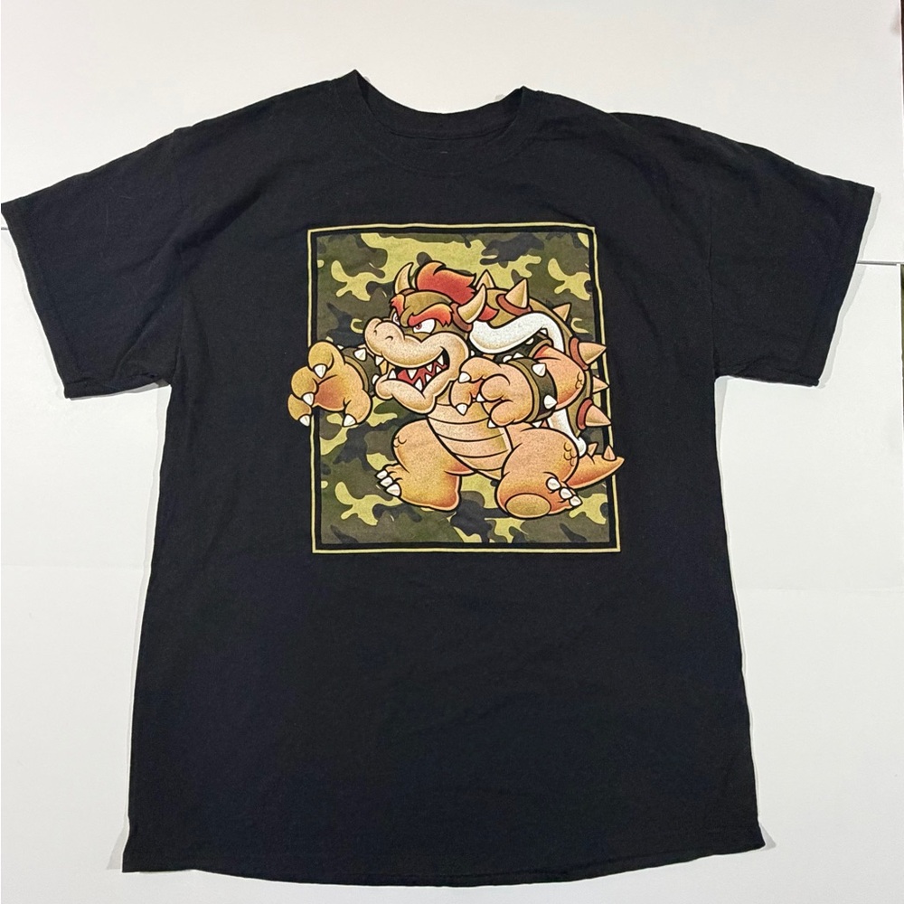 Black Bowser Graphic Short Sleeve Tee